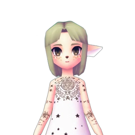 dress, staff, jewelry, robot transparent PNG cut-out