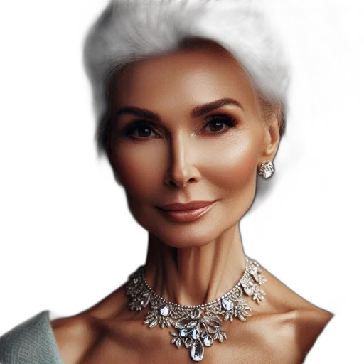 jewelry, face, crown, photorealistic transparent PNG cut-out