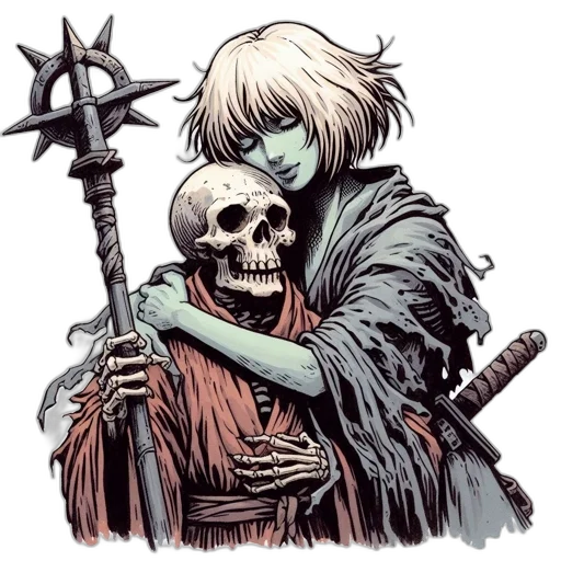 staff, comic book art, concept art, fantasy art transparent PNG cut-out