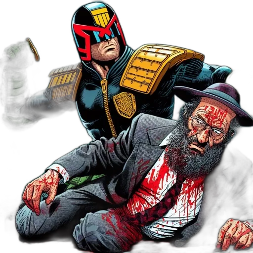 comic book art, concept art, two, contrasting transparent PNG cut-out