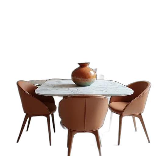 furniture, 3d render, photorealistic, earth tones transparent PNG cut-out