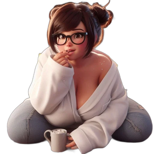 staff, face, concept art, anime transparent PNG cut-out