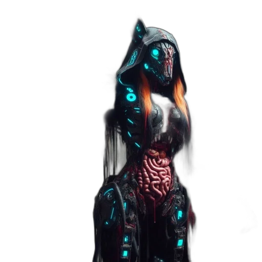 robot, creature, dress, dragon transparent PNG cut-out