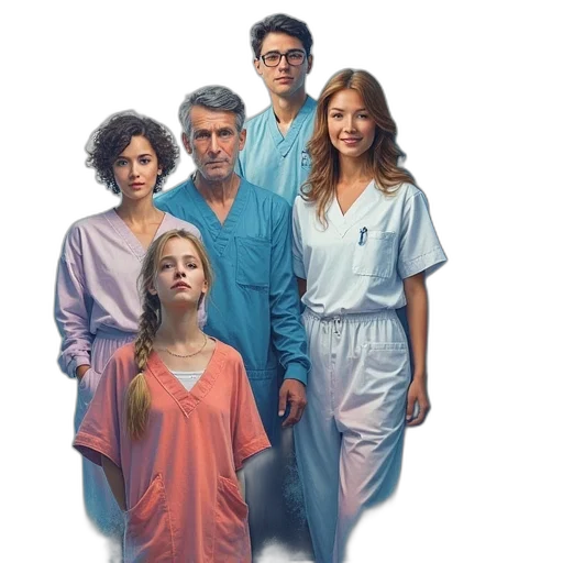 staff, concept art, vaporwave, fog transparent PNG cut-out