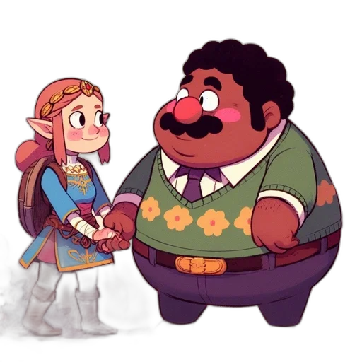 staff, crown, dress, concept art transparent PNG cut-out