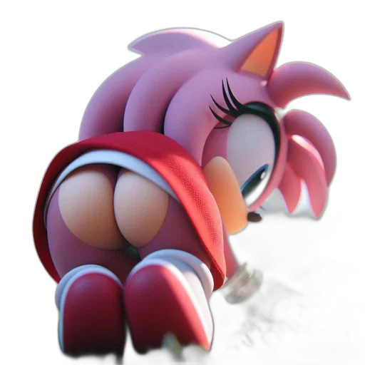 creature, 3d render, concept art, vaporwave transparent PNG cut-out