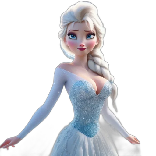 dress, 3d render, concept art, fantasy art transparent PNG cut-out