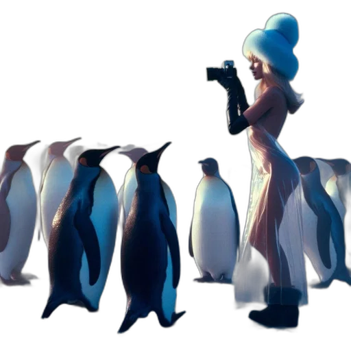 weapon, staff, animal, robot transparent PNG cut-out