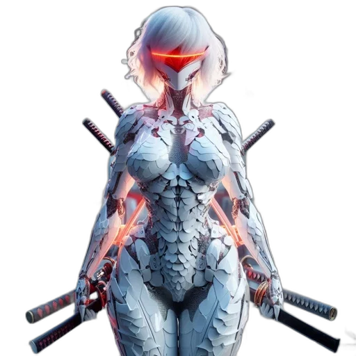 robot, weapon, jacket, concept art transparent PNG cut-out