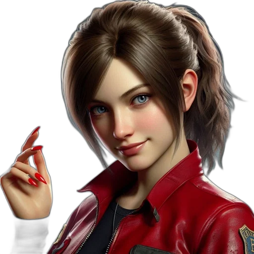 jacket, face, concept art, photorealistic transparent PNG cut-out
