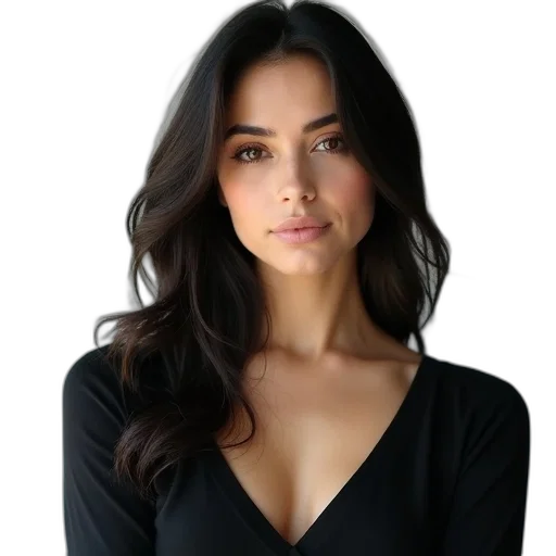 dress, face, jewelry, jacket transparent PNG cut-out