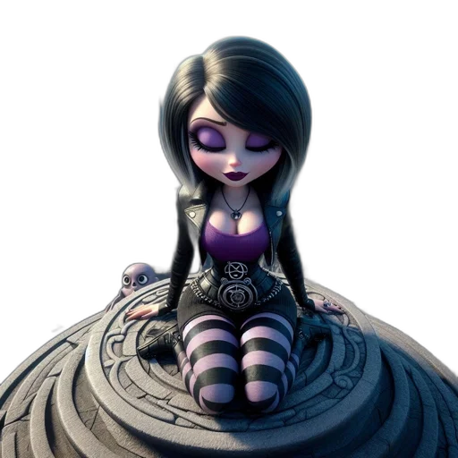 dress, jewelry, creature, robot transparent PNG cut-out