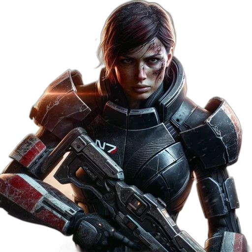 weapon, robot, concept art, cyberpunk transparent PNG cut-out
