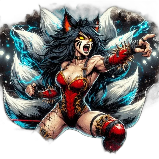 comic book art, fantasy art, concept art, anime transparent PNG cut-out