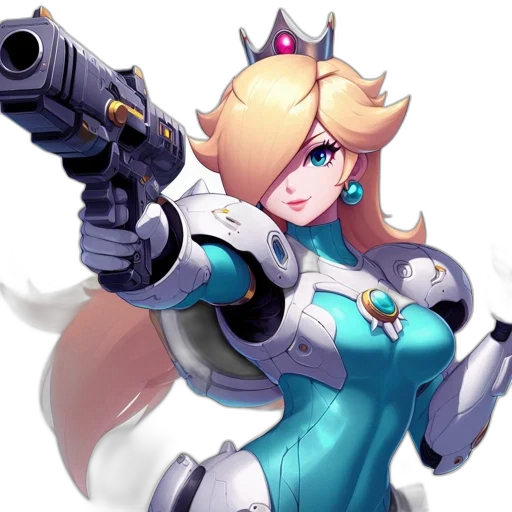 weapon, staff, robot, crown transparent PNG cut-out