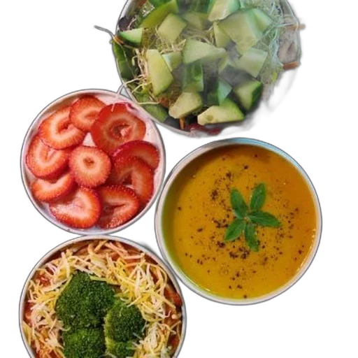 food, colorful, green, assortment transparent PNG cut-out