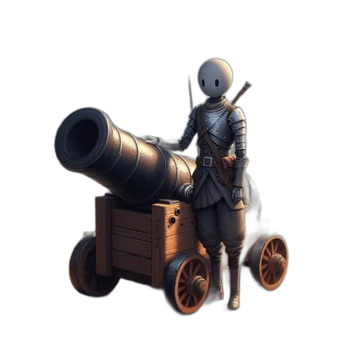 weapon, robot, staff, sword transparent PNG cut-out