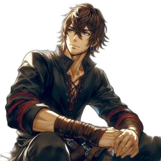 jacket, sword, staff, weapon transparent PNG cut-out