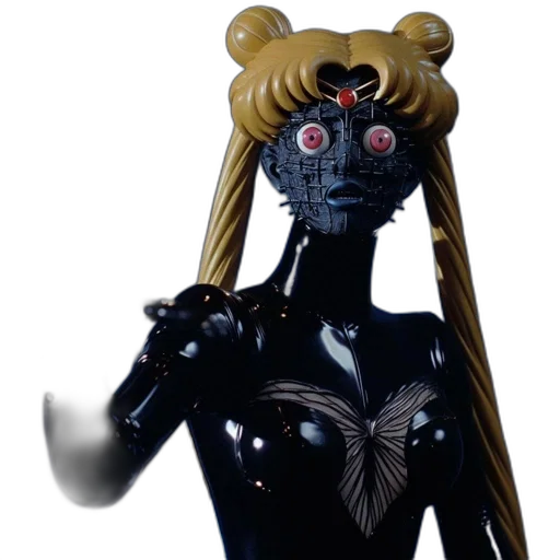 mask, robot, staff, creature transparent PNG cut-out