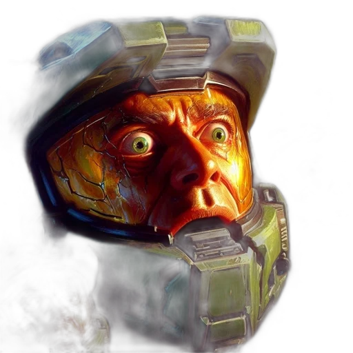 face, robot, mask, creature transparent PNG cut-out