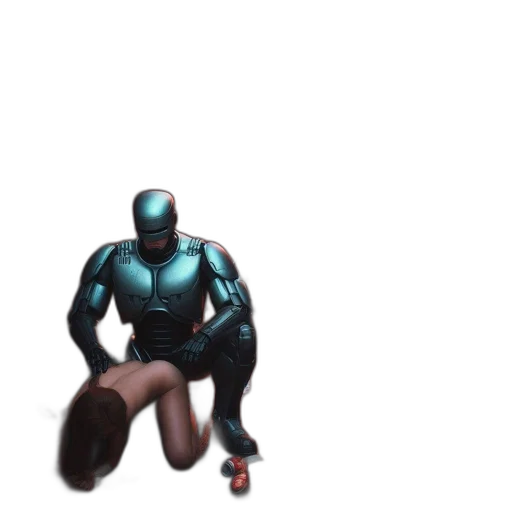 robot, creature, weapon, mask transparent PNG cut-out