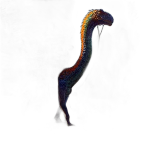 dragon, animal, creature, staff transparent PNG cut-out