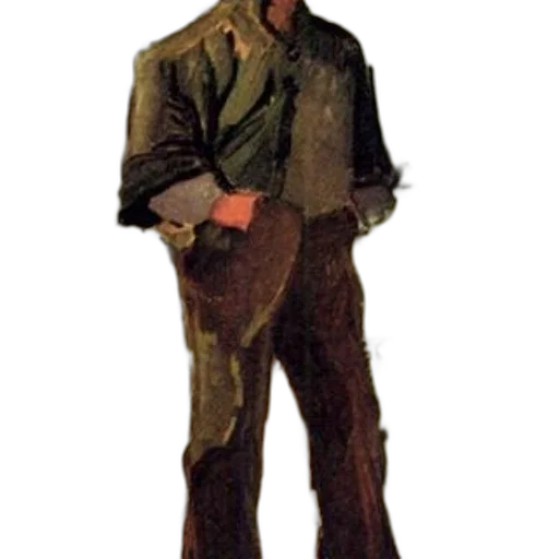 staff, jacket, hat, animal transparent PNG cut-out