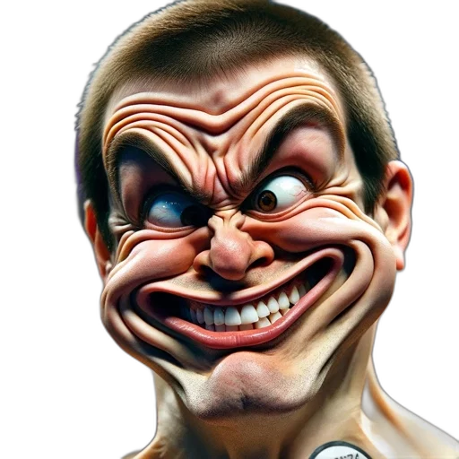 face, mask, creature, staff transparent PNG cut-out