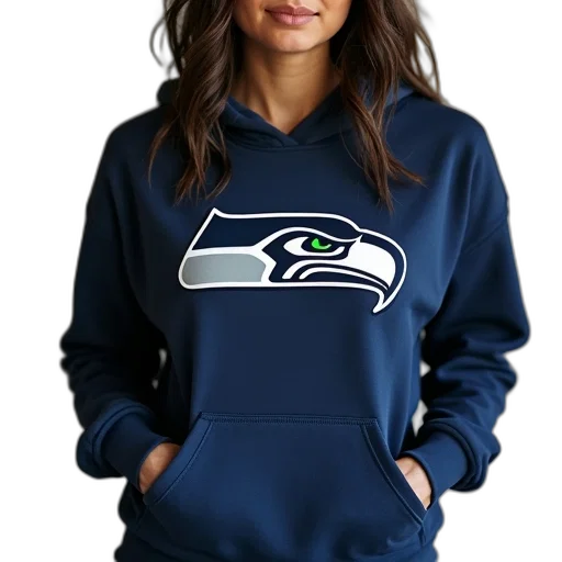 jacket, women, seattle, seahawks transparent PNG cut-out