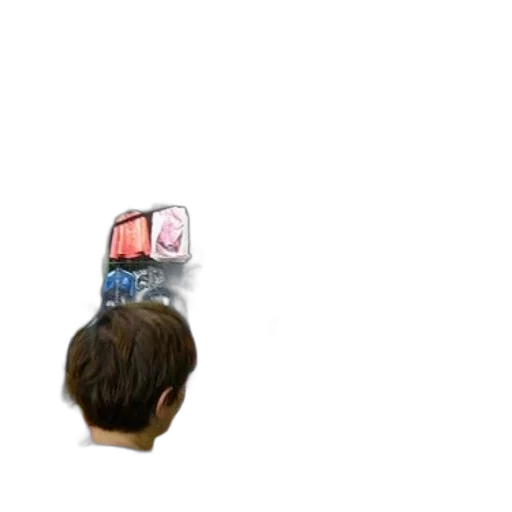 staff, robot, hat, hair transparent PNG cut-out