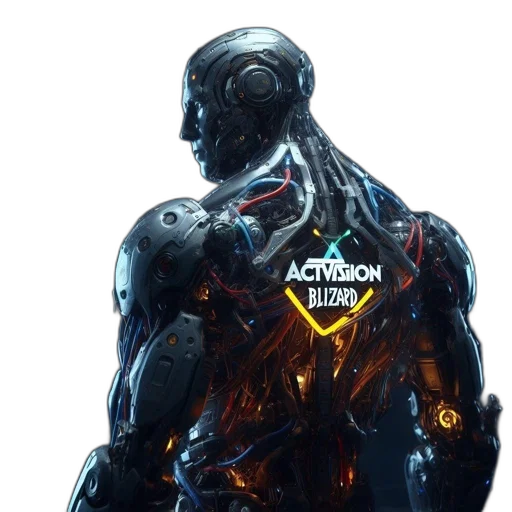 robot, cyberpunk, concept art, comic book art transparent PNG cut-out