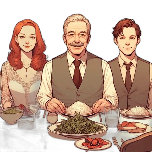 food, comic book art, concept art, cartoon transparent PNG cut-out
