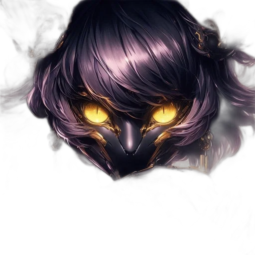mask, face, creature, crown transparent PNG cut-out