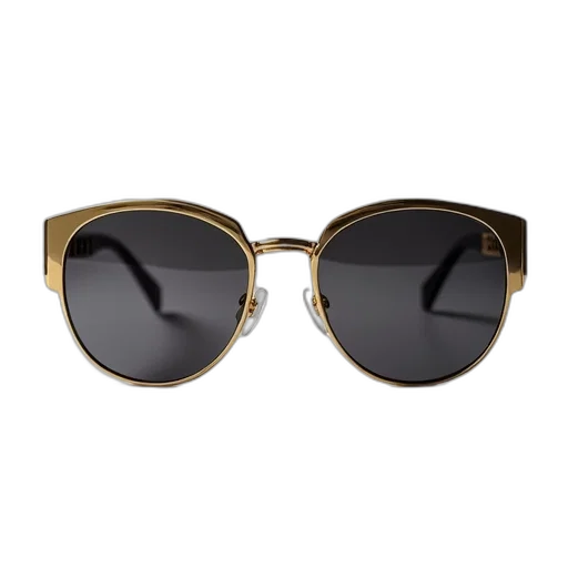 new, yorker, sunglasses, gold transparent PNG cut-out