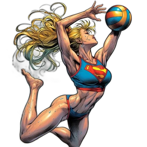comic book art, concept art, photorealistic, cartoon transparent PNG cut-out