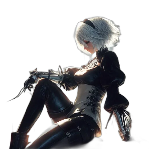 weapon, robot, sword, jacket transparent PNG cut-out