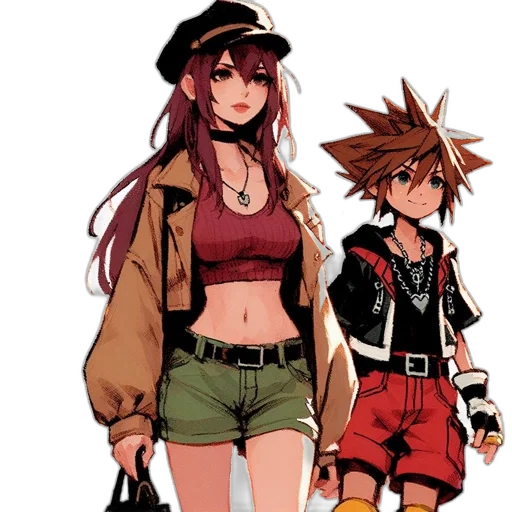 jacket, hat, concept art, pixel art transparent PNG cut-out