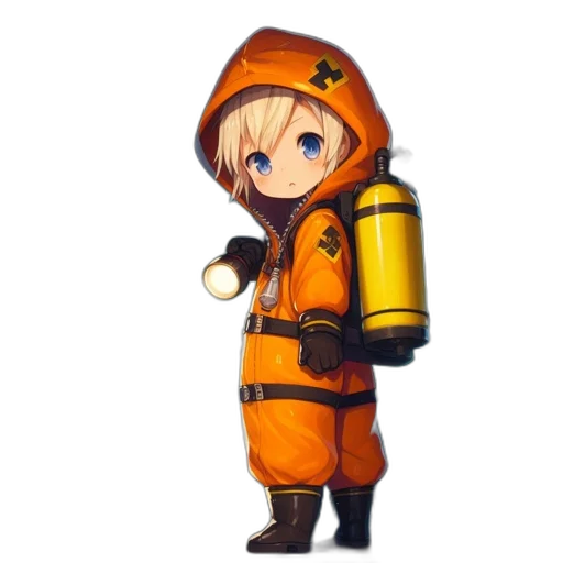 jacket, weapon, staff, concept art transparent PNG cut-out