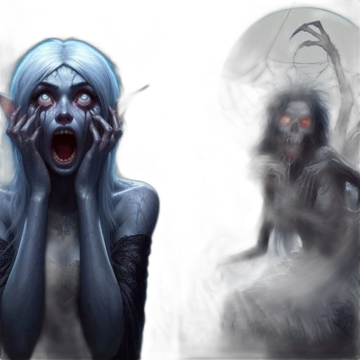 creature, mask, face, concept art transparent PNG cut-out