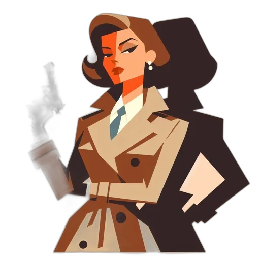 jacket, staff, pixel art, concept art transparent PNG cut-out