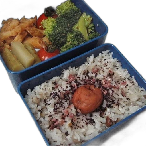 food, bento, box, rice transparent PNG cut-out