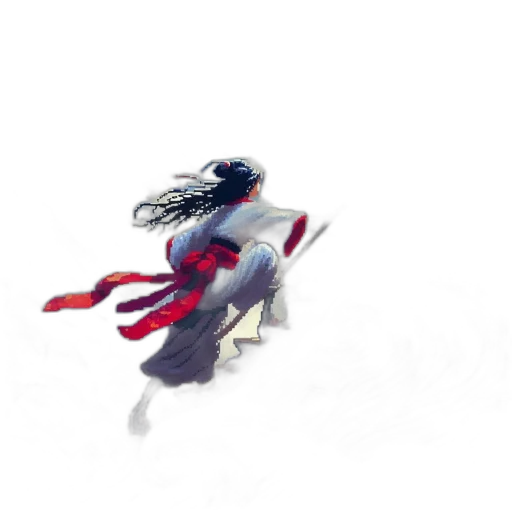 dragon, creature, hair, dress transparent PNG cut-out