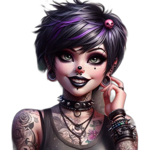 face, jewelry, fantasy art, cartoon transparent PNG cut-out