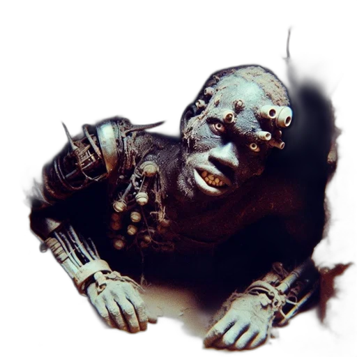 mask, creature, face, robot transparent PNG cut-out