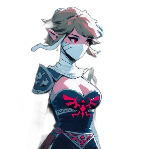 mask, dress, staff, robot transparent PNG cut-out