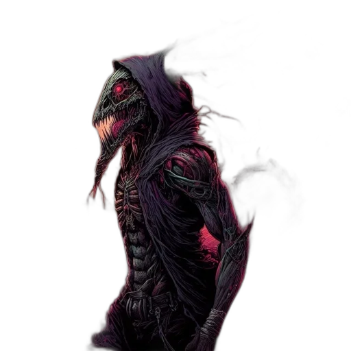 creature, mask, dragon, animal transparent PNG cut-out