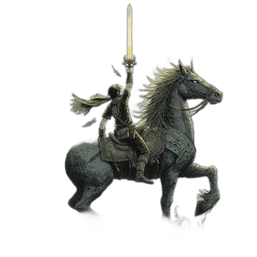 sword, staff, dragon, weapon transparent PNG cut-out