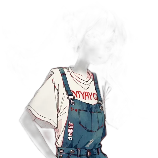 jacket, dress, mask, creature transparent PNG cut-out