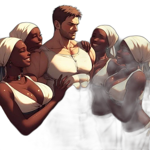 concept art, comic book art, fantasy art, photorealistic transparent PNG cut-out