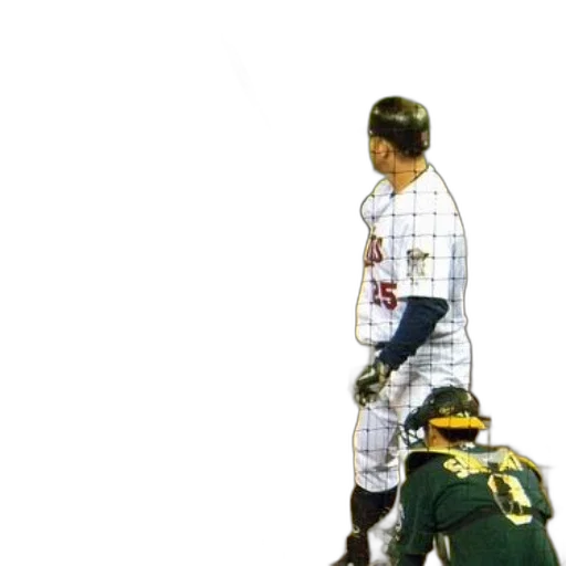 concept art, pixel art, baseball, player transparent PNG cut-out